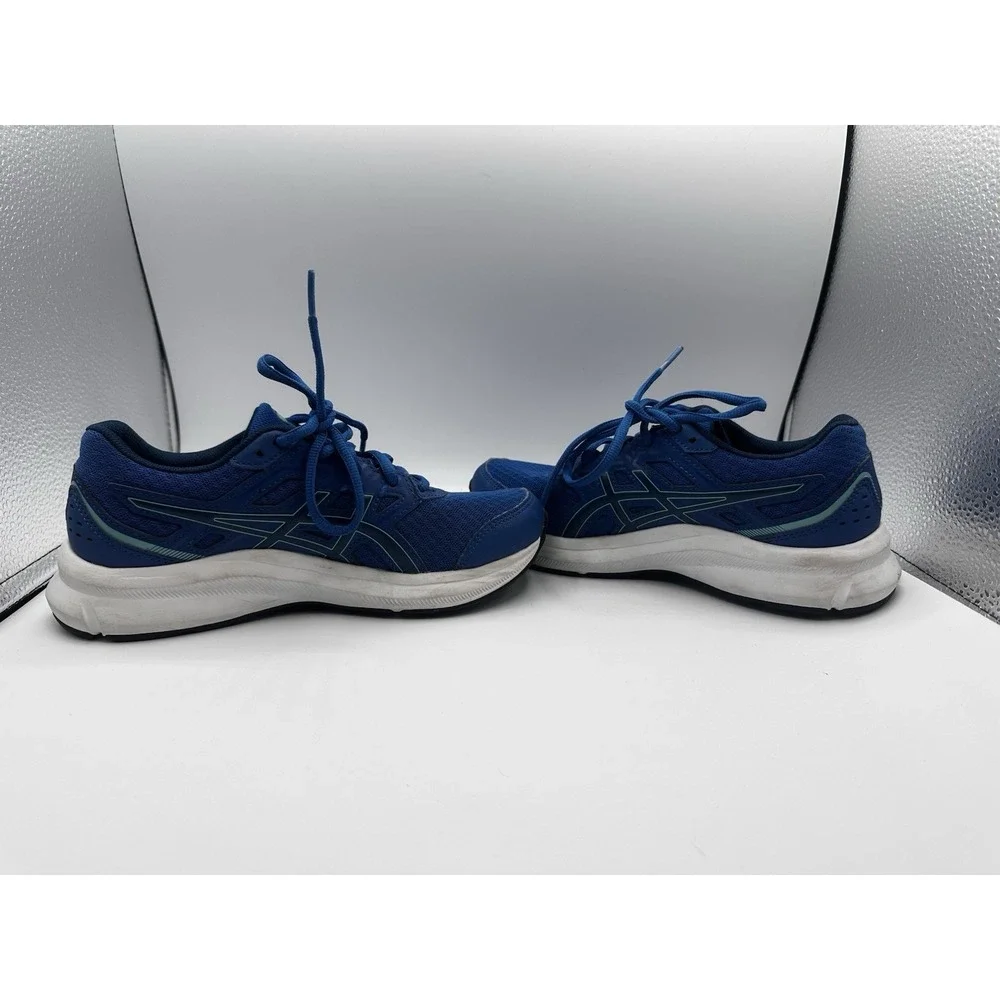 ASICS Jolt 3 Shoes Mens‎ Size 4 Blue Casual Low Top Running Sneakers